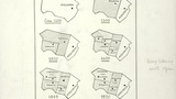 Diagrams showing the development of the parish of Aysgarth. Original drawing used in "Yorkshire Village" (1953), page 200