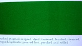 Billiard Cloth [exhibit card]