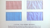 Cotton Lawn and Cotton for Rubber Proofing [exhibit card]