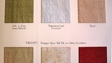 Doppi Silk and Linen Satin [exhibit card]