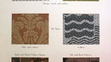 Yarn Dyed Tapestries [exhibit card]