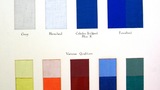 Sundour Linen Finish Cotton Bookcloths [exhibit card]