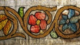 embroidered border fragment