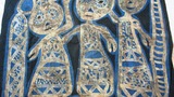 Yoruba batik panel