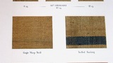 Linens [exhibit card]