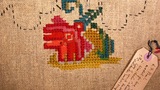 Model for long stall cushion [canvaswork sample]