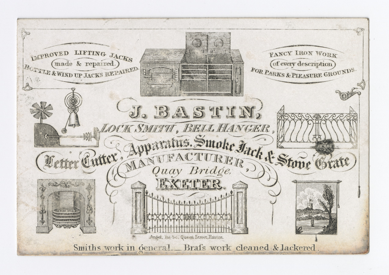 J. Bastin trade card - image 1