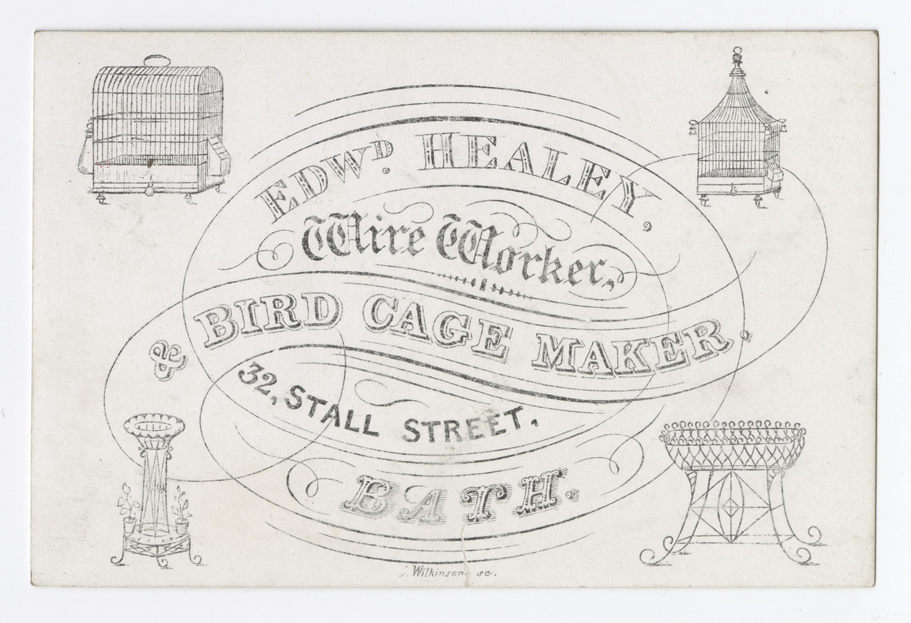 Edward Healey trade card - image 1