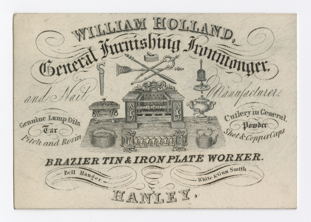 William Holland trade card - image 1