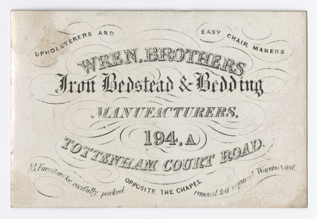 Wren Brothers trade card - image 1