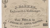 J. Barker trade card