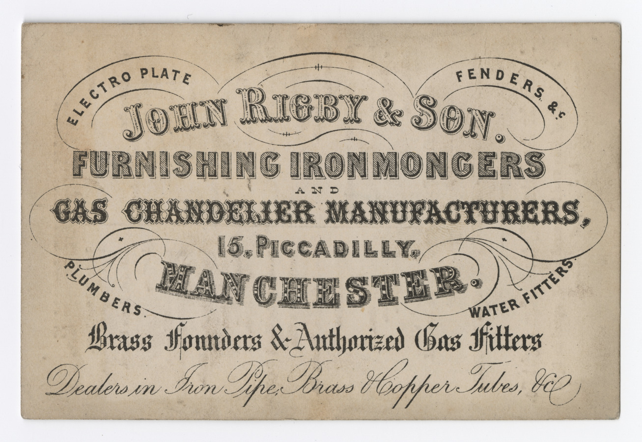 John Rigby & Son trade card - image 1