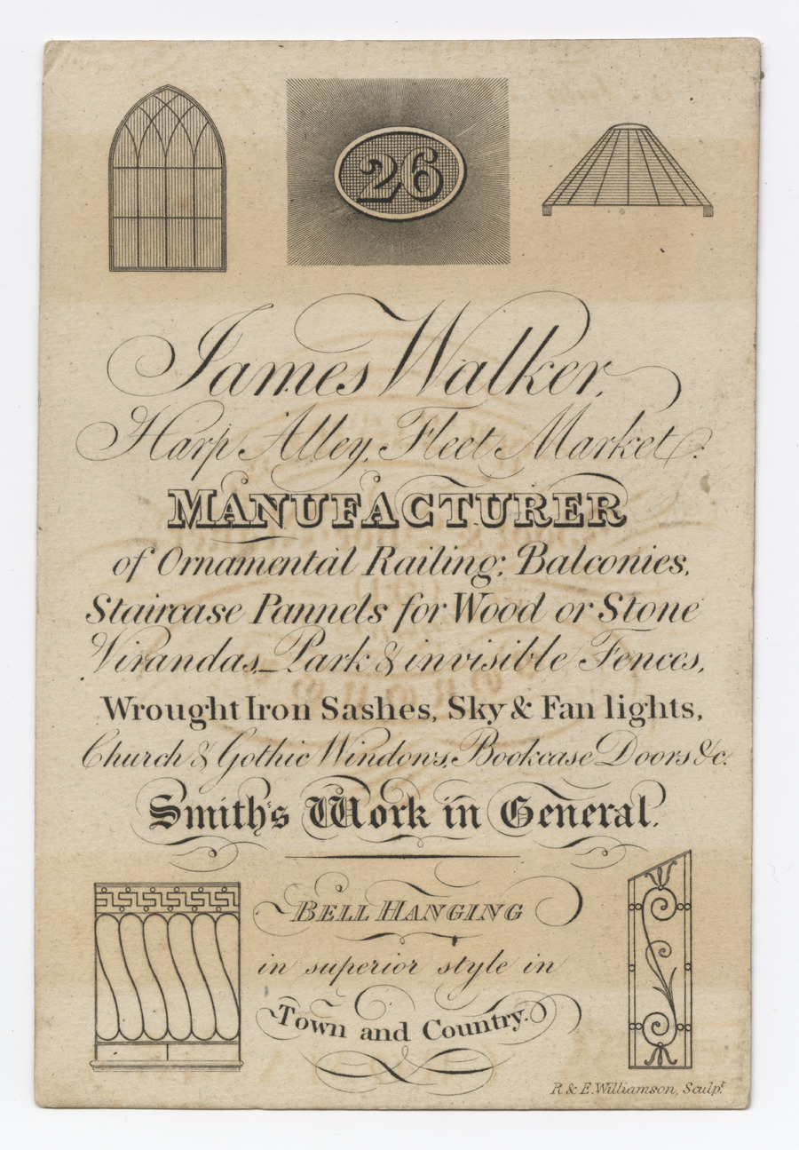 James Walker trade card - image 1