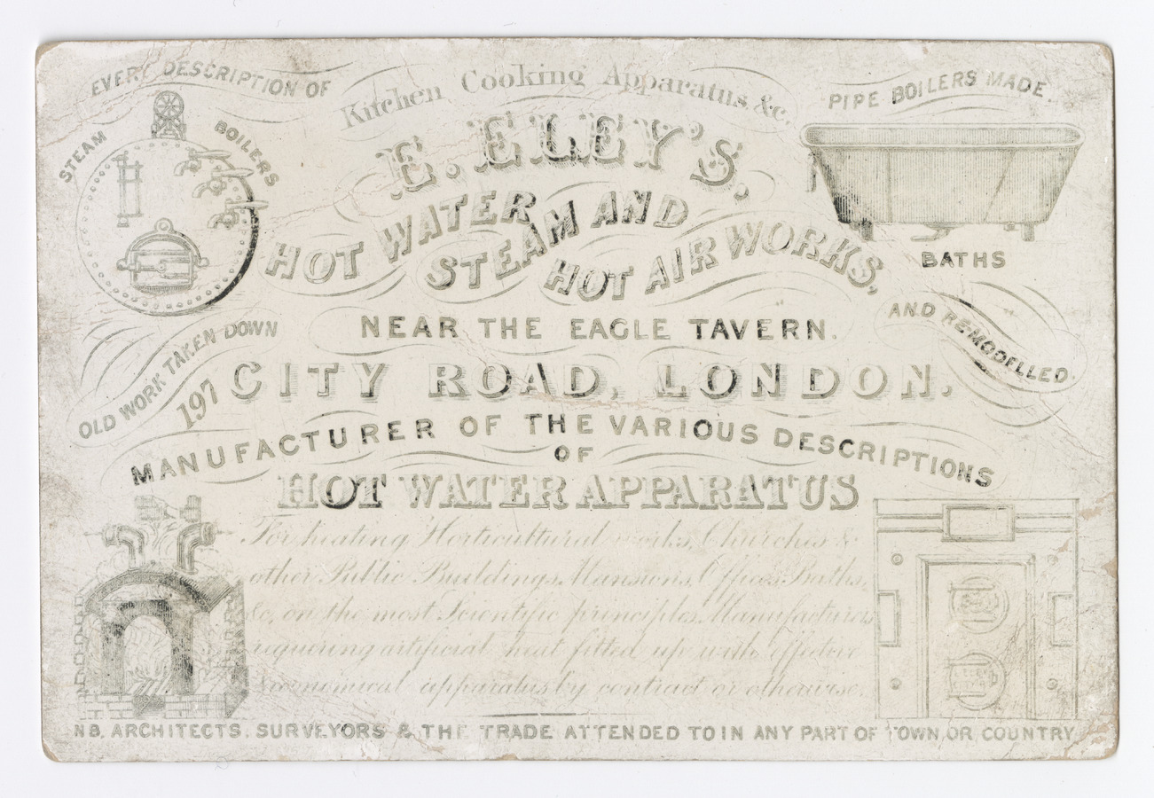 E. Eley trade card - image 1