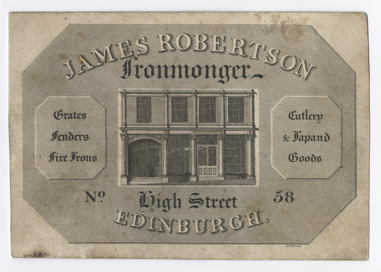 James Robertson trade card - image 1