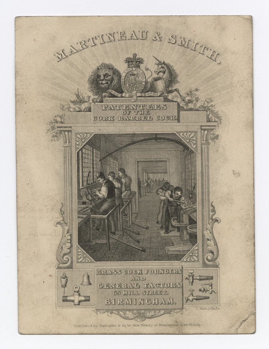 Martineau & Smith trade card - image 1