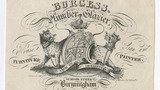 Burgess trade card