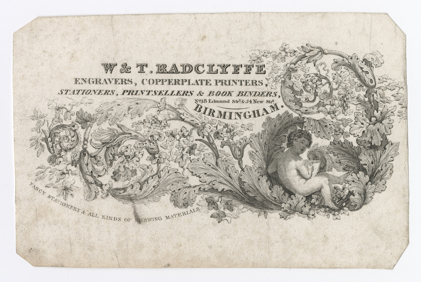 W. & T. Radclyffe trade card - image 1