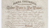 James Cotterell trade card