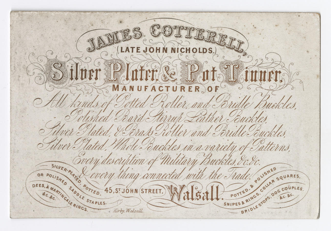 James Cotterell trade card - image 1