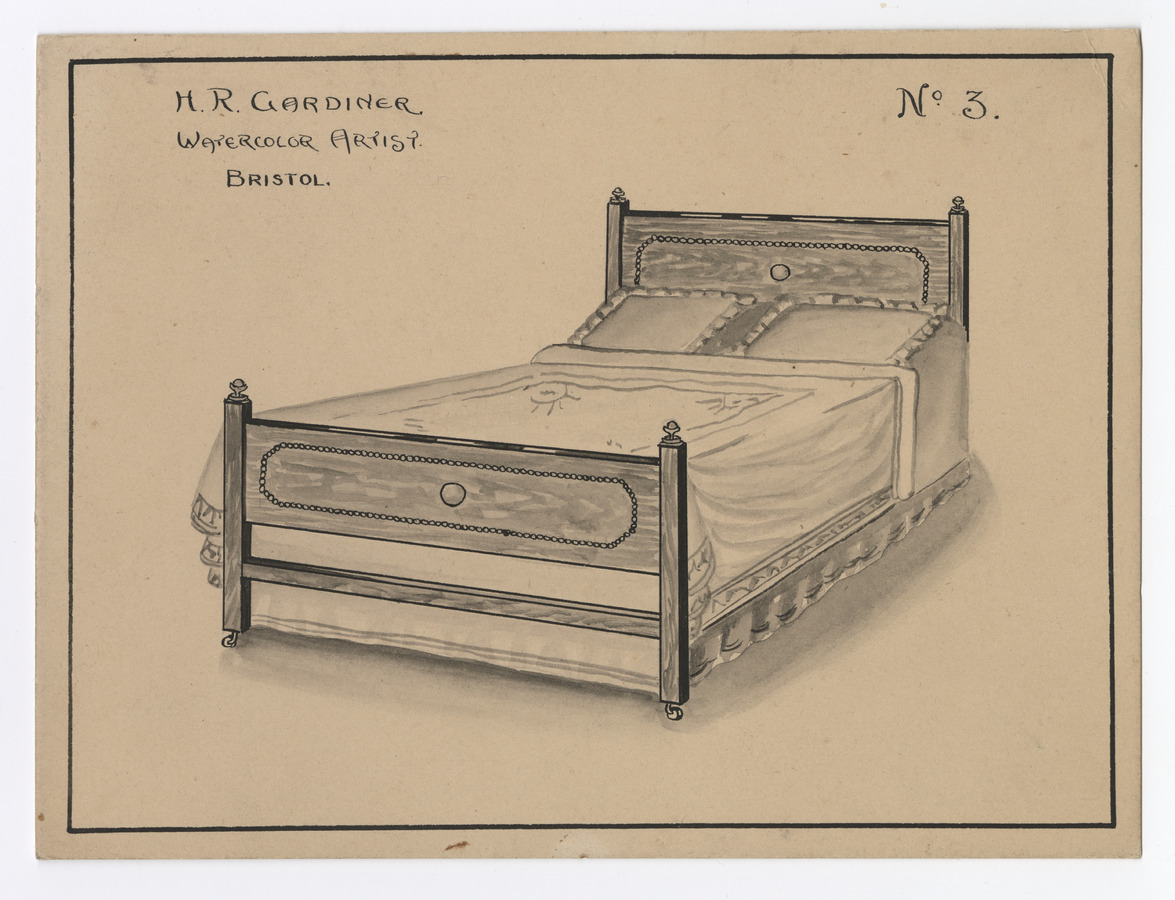 H. R. Gardiner bed design - image 1