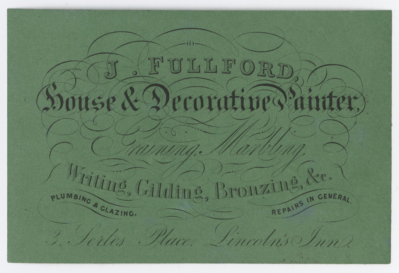 J. Fullford trade card - image 1