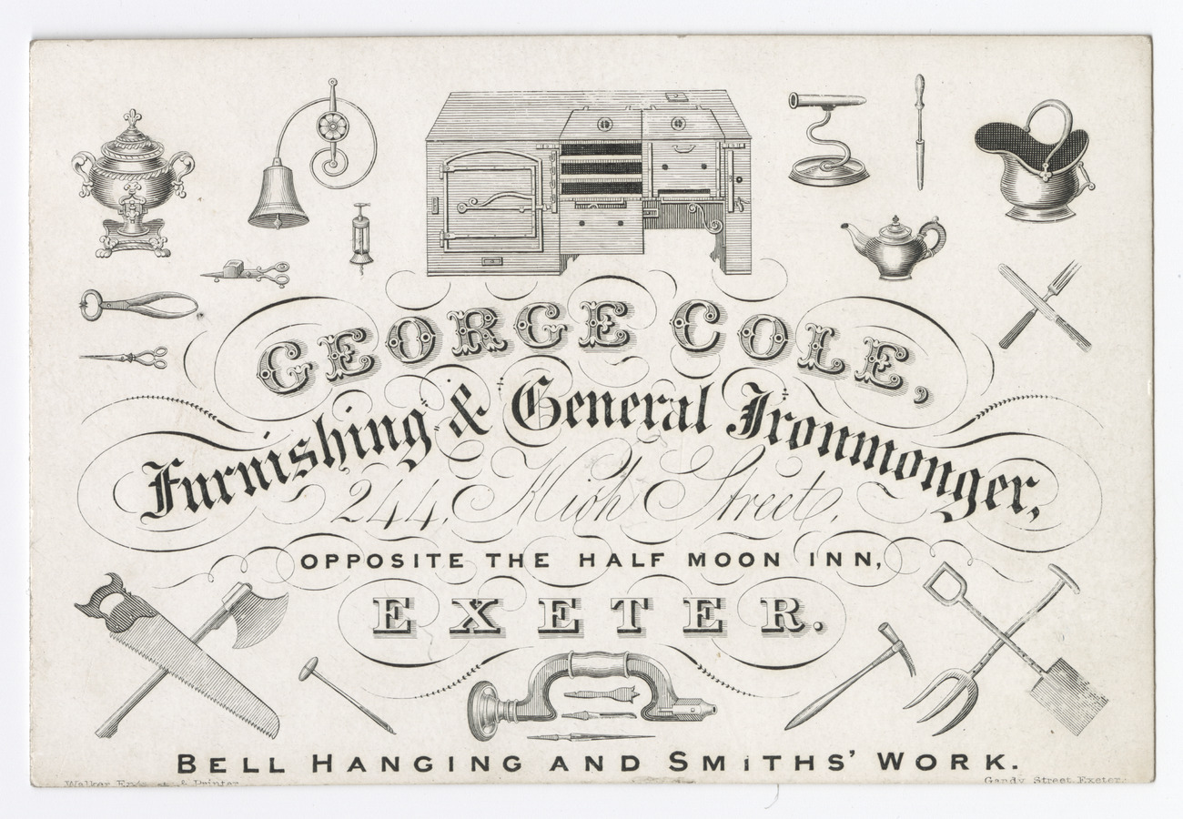 George Cole trade card - image 1