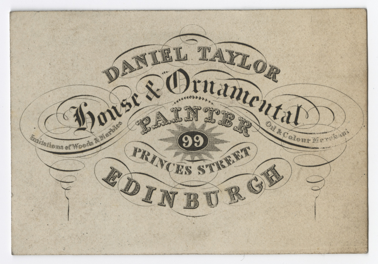 Daniel Taylor trade card - image 1