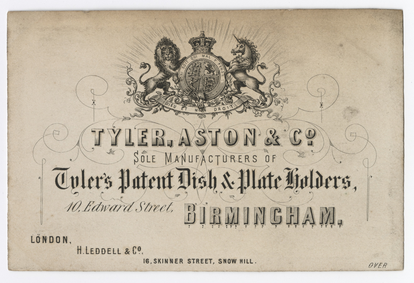 Tyler, Aston & Co. trade card - image 1