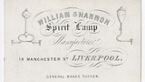 William Shannon trade card