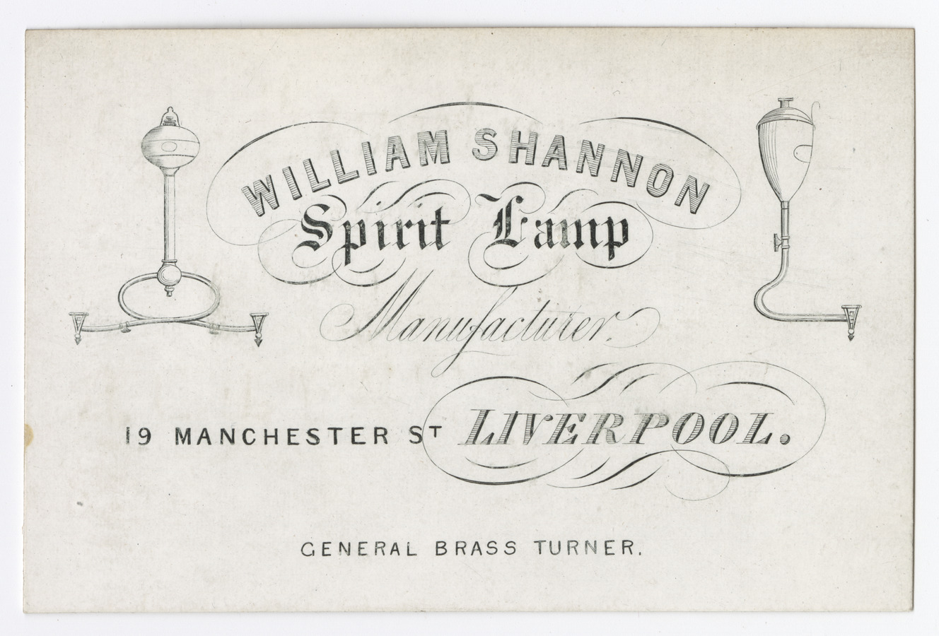 William Shannon trade card - image 1