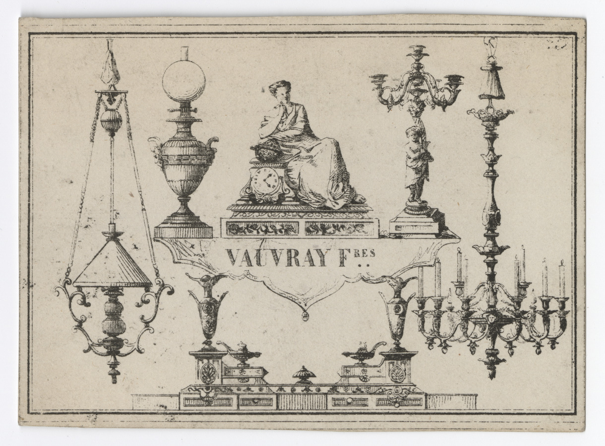 Vauvray Frères trade card - image 1