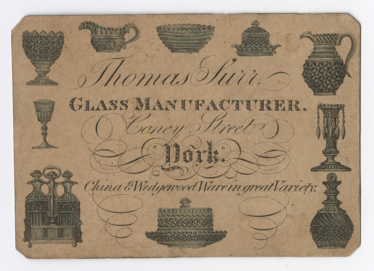 Thomas Surr trade card - image 1