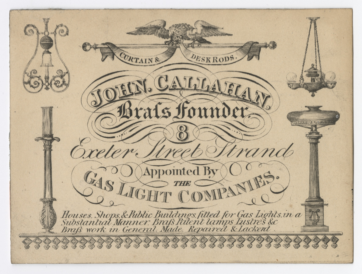 John Callahan trade card - image 1