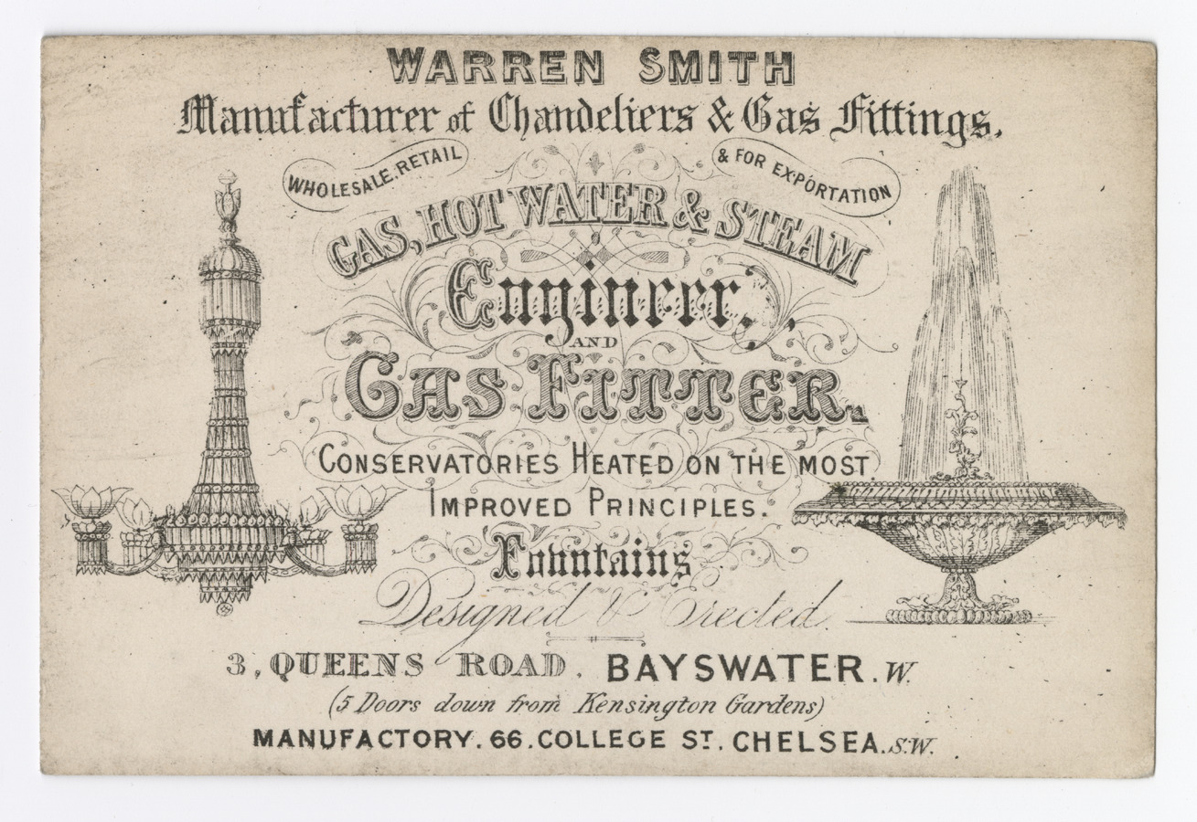 Warren Smith trade card - image 1