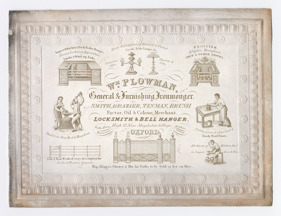 William Plowman trade card (advertisement) - image 1