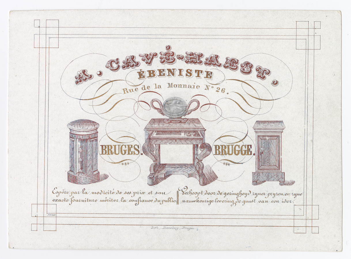 A. Cavé-Haest trade card - image 1