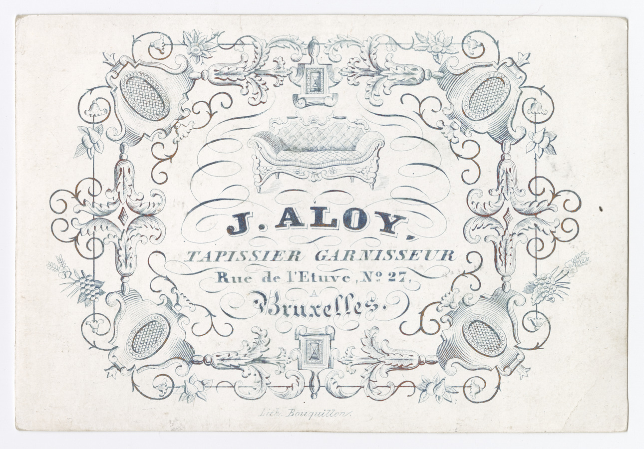 J. Aloy trade card - image 1