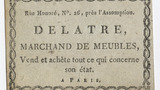 Delatre trade card