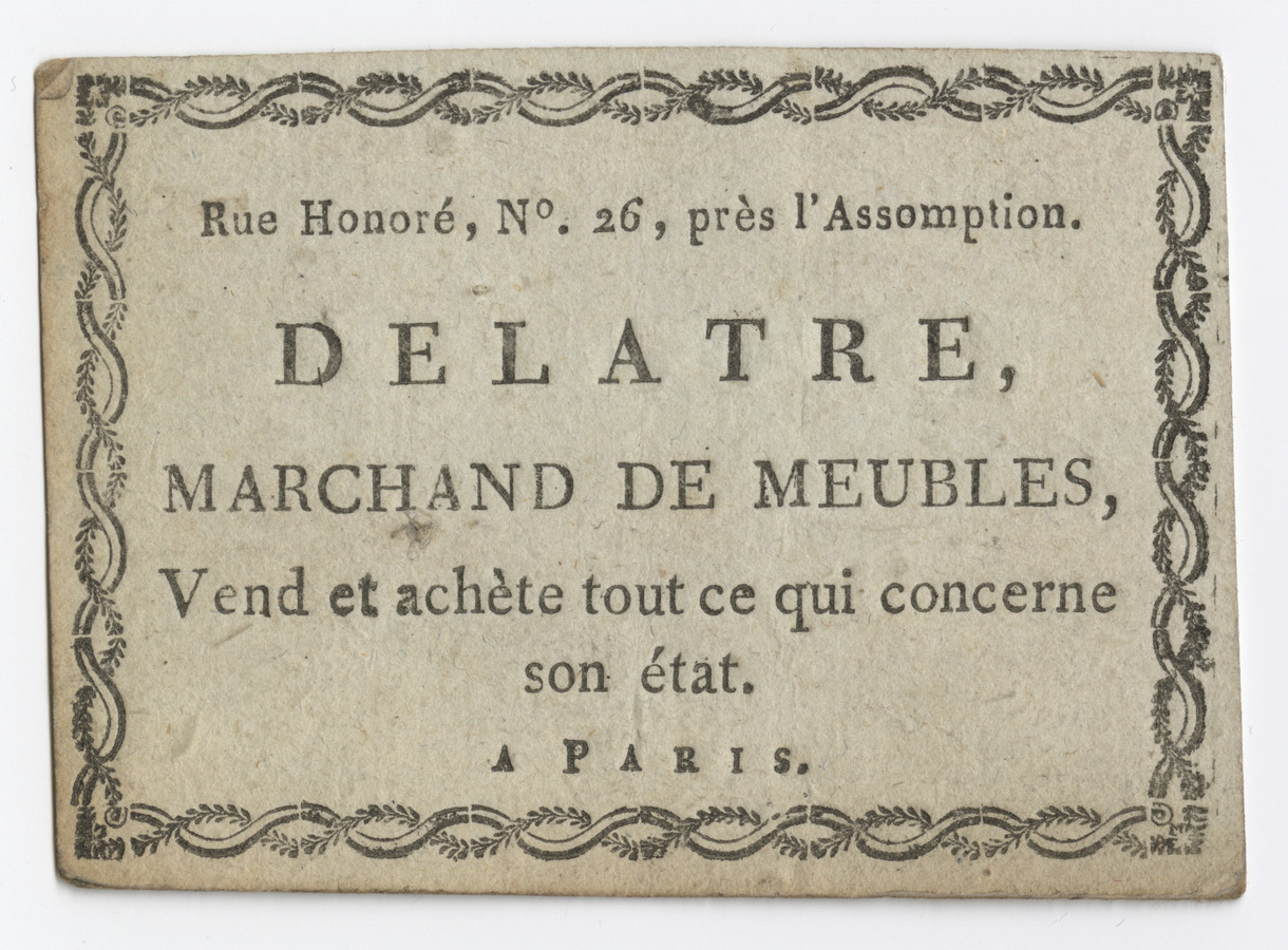 Delatre trade card - image 1