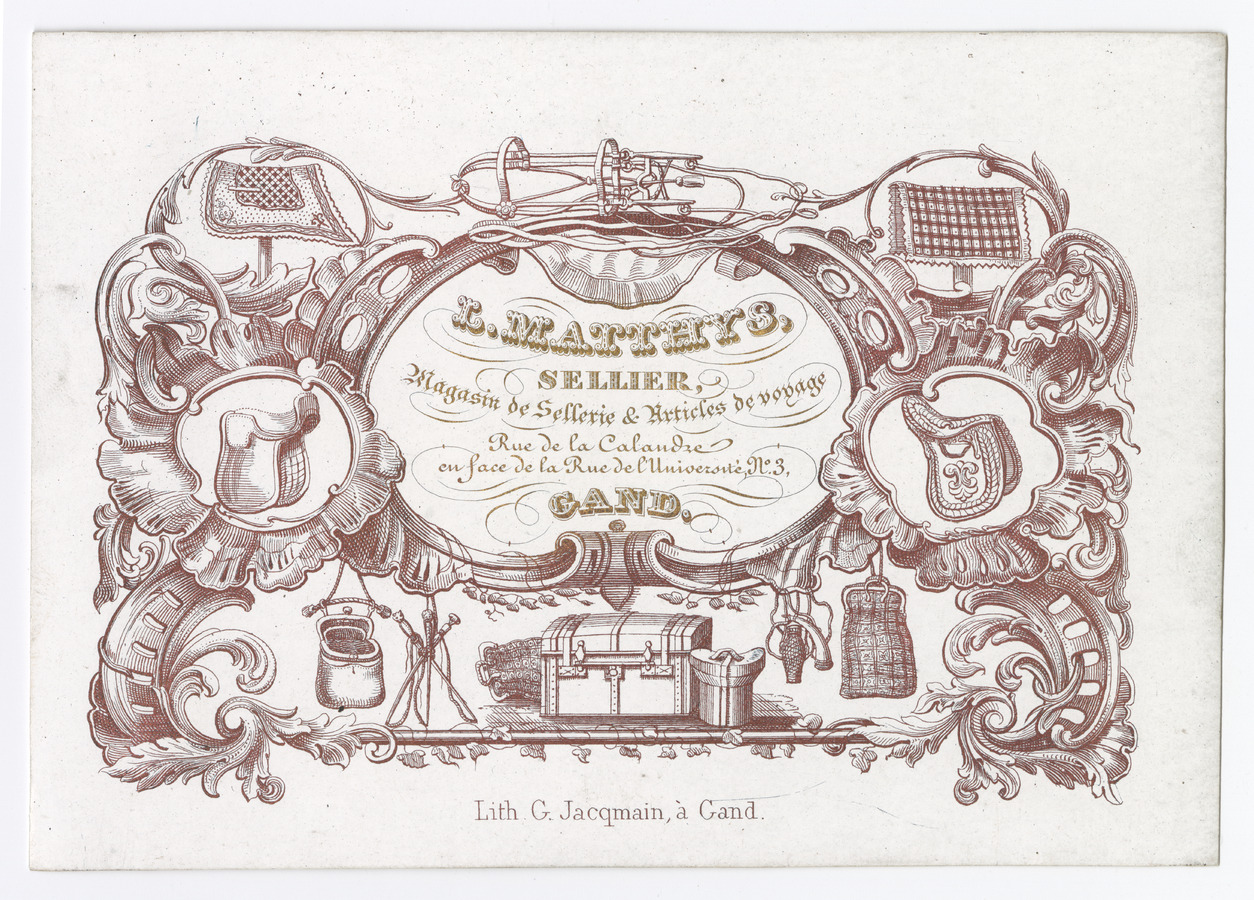 L. Matthys trade card - image 1