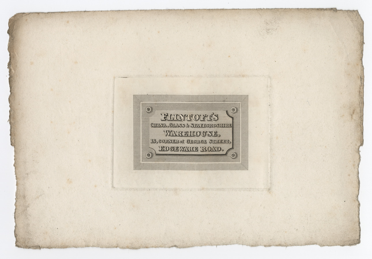 Flintoft trade card (label) - image 1