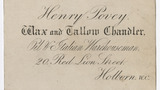 Henry Povey trade card