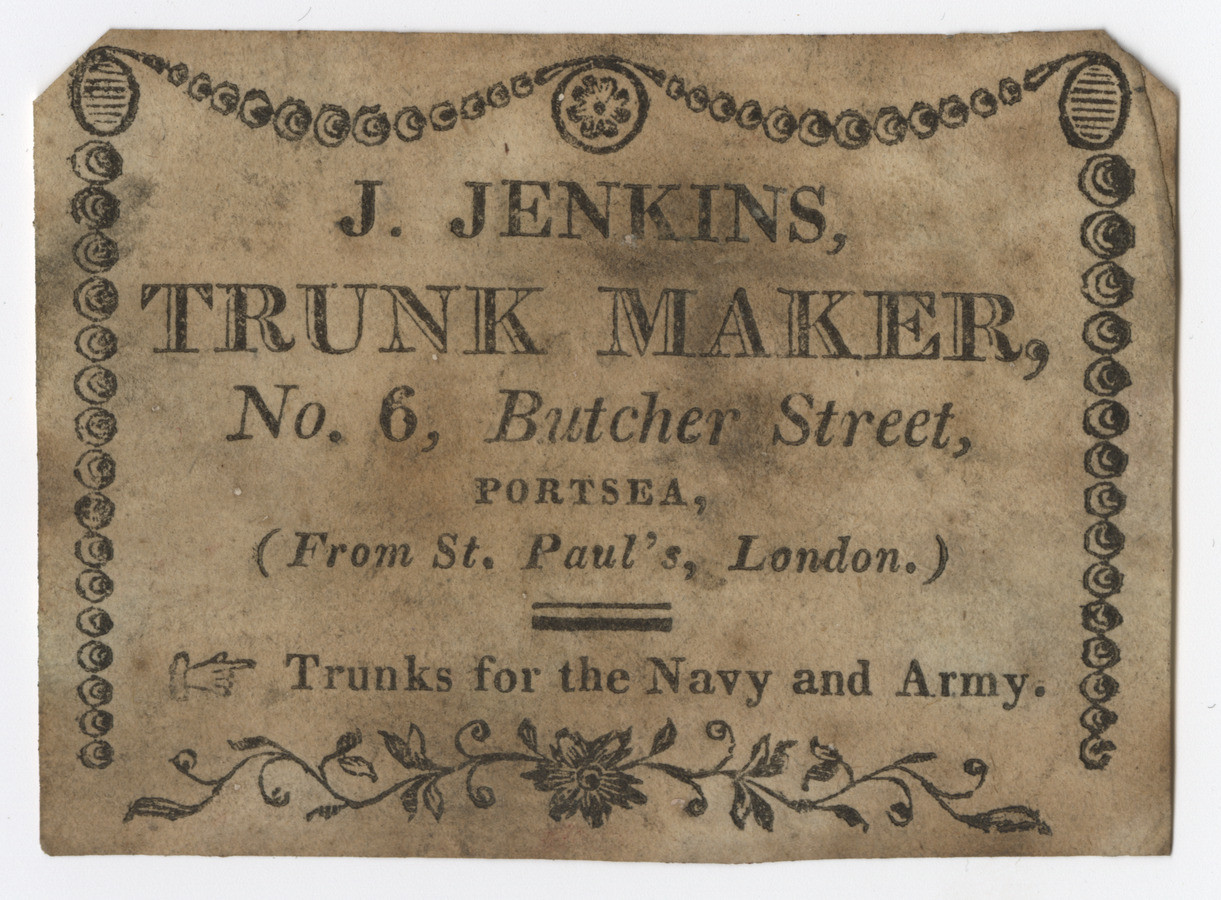 J. Jenkins trade card (label) - image 1