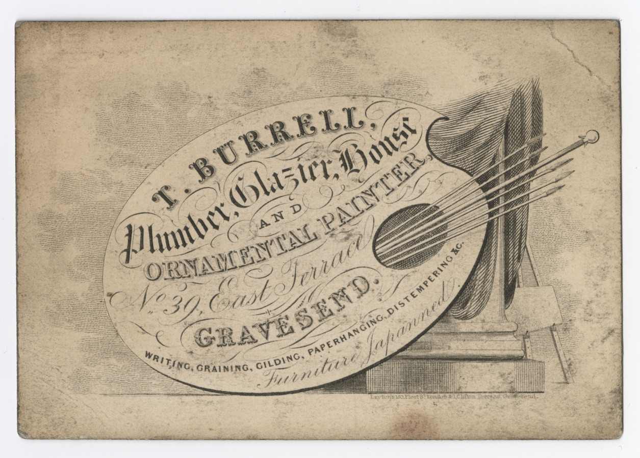 T. Burrell trade card - image 1