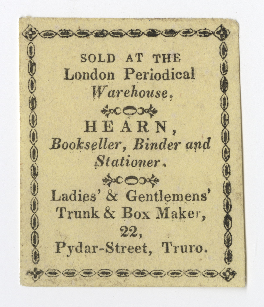 Hearn trade card (label) - image 1