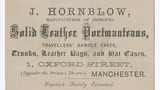 J. Hornblow trade card