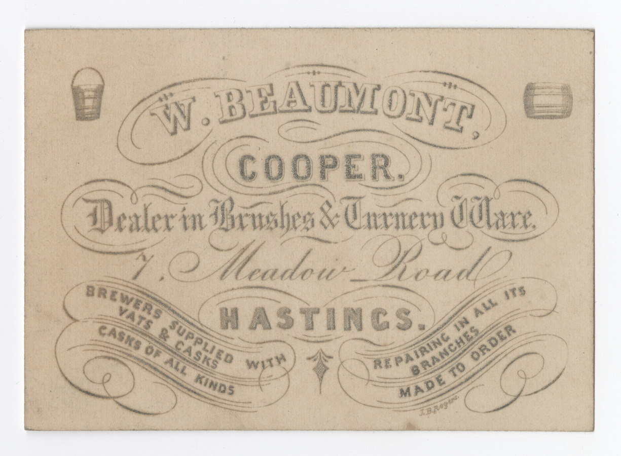 W. Beaumont trade card - image 1