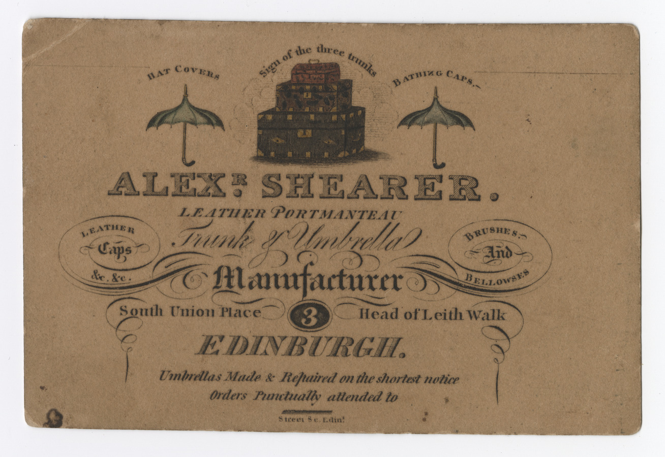 Alexander Shearer trade card - image 1