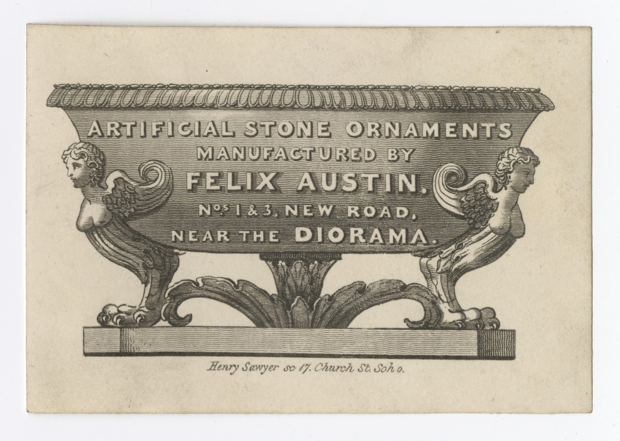 Felix Austin trade card - image 1